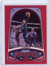 2019-20 Panini Chronicles Basketball Marquee Red Rookie #253 Ja Morant #117/149