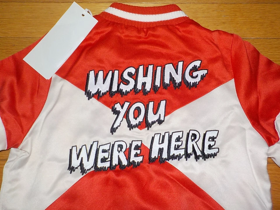 Stella McCartney Kids девочек куртка блестящий красный ивы бомбардировщик желание вы были здесь 2T - Изображение 4 из 4