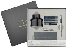 Parker Jotter  Fountain Pen  Kit  New In Box  With Booklet Made In UK 2048996