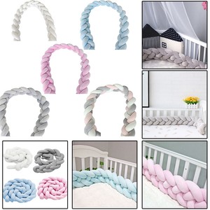 knitted cot bumper