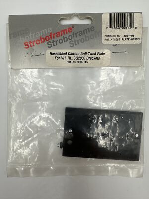 Stroboframe anti twist plate Hasselblad VH RL SQ2000 Bracket Cat No 300-HAS