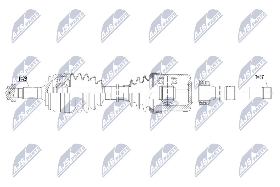 Drive shaft suitable for Citroen Jumpy 2.0HDI 120HP/150HP 16-, Spacetourer 2.0H - Image 5