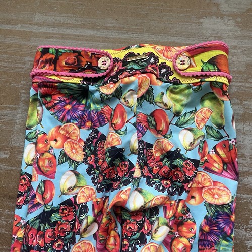 Agua Bendita Leggings Floral Shell Fruit Print Boho Preppy Fun Girls 8 - Picture 4 of 5