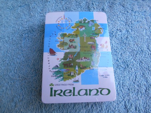 IRELAND SOUVENIR PLAYING CARDS BY JOHN HINDE NEW SEALED SET IN ORIGINAL BOX! - Picture 10 of 11