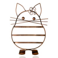 Maus Hamster Tier Ohrringhalter OhrringstäNder SchmuckstäNder Metall Kupferoptik