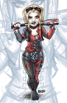     SUICIDE SQUAD #5 RYAN KINCAID SIGNED Exclusive Chibi Virgin Variant NM