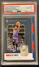 LeBRON James 2019 Panini Hoops #15 Frequent Flyers PSA 10