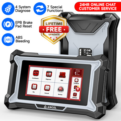 Wifi Tbalet OBD2 Scanner Diagnostic Tool ABS SRS Transmission Engine w/ 7 Resets