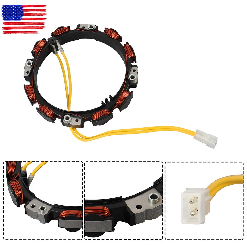 10/16 Amp Regulated Fit Briggs And Stratton Stator/Alternator - Foto 2
