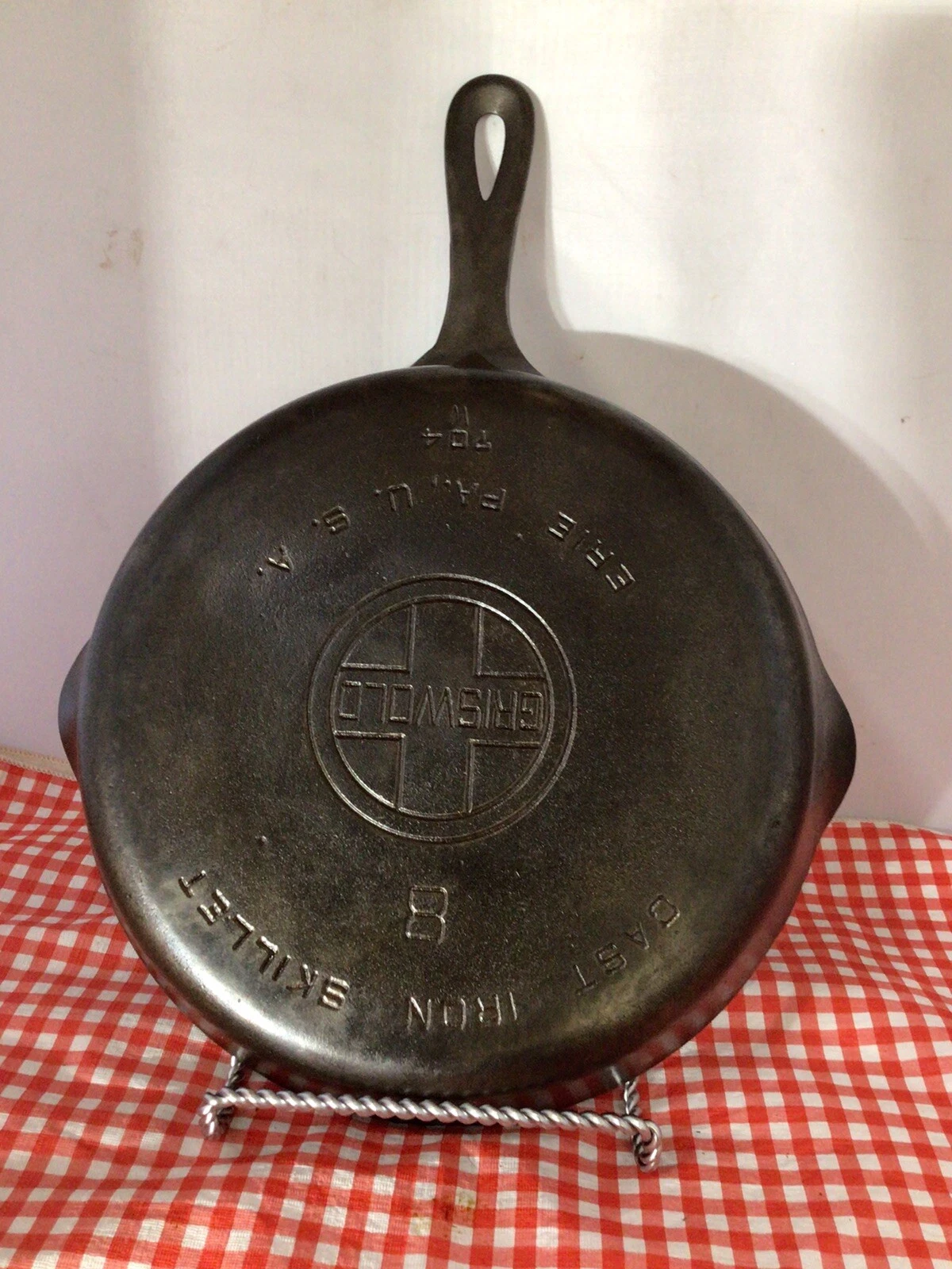 Griswold. #. 8 Cast Iron Skillet Vintage Antique 704. W