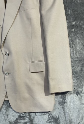 Jeffrey Banks Mens 46L Blazer Wool Jacket - Picture 4 of 11