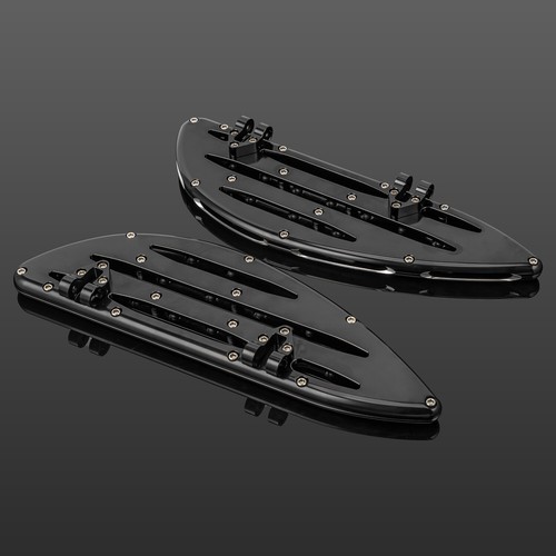 Tableros de piso estirados para conductor CNC estriberas para Harley Softail Heritage Dyna FL - Imagen 13 de 16