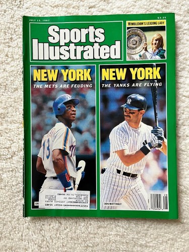 Sports Illustrated Mattingly Yankees Strawberry Mets 1987 Sugar Ray Robinson