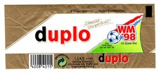 Duplo Umhüllung Verpackung Fussball WM 1998 (d130)