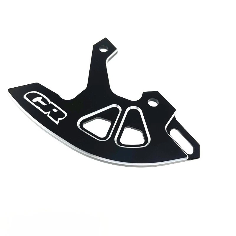 Disco de freno trasero negro + protector de pinza de freno para HONDA CR125R CR250R 2002-2008 Foto 4 de 4