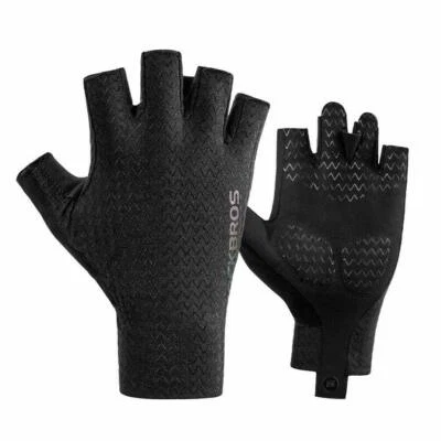 ROCKBROS Fahrradhandschuhe Fingerlos MTB Handschuhe als Halbfinger Herren Damen