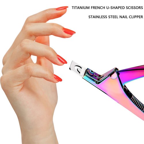 Professional Acrylic Nail Clippers Fake Nail Clippers for Home Salon Manicure - Picture 3 of 7