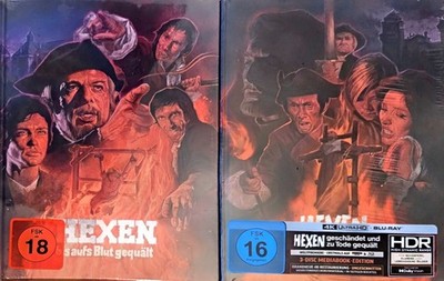 Hexen bis aufs Blut gequält & Hexen geschändet und zu Tode gequält Mediabook...