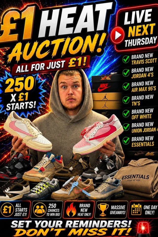 BIGGEST £1 STREAM OF JULY - TRAVIS, JORDANS, AIRMAX AND SO MUCH MORE !!!
