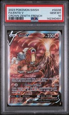 PSA 10 Entei V #GG36 Pokémon épée et bouclier zénith suprême français mint 