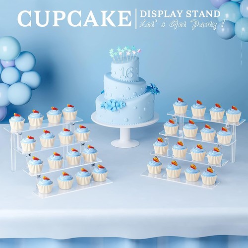 Perfume Organizer Stand, 4 Tier Display Riser Shelf Compatible with F - Picture 3 of 6