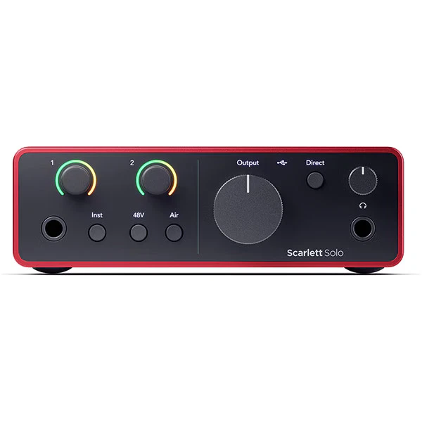 FOCUSRITE USB Audio Interface 2 in/2/out Scarlett Solo 4th Gen gen4 TI - Image 3 of 4