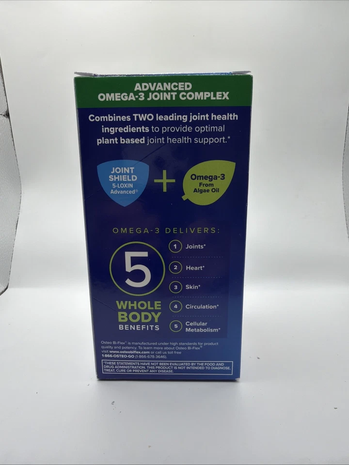 Complejo articular Osteo Bi-Flex Advanced Omega-3 80 cápsulas blandas EXP 12/2026 Foto 3 de 4