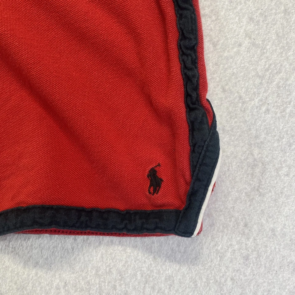 Pantalones Cortos Polo Deportivos Ralph Lauren Para Hombre Grandes Atléticos Cordón Rojo Negro Informal Foto 2 de 4