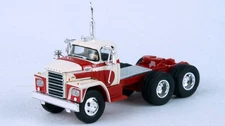 Brekina Dodge CT-900 Day Cab Truck Tractor White/Red #86300 HO 1/87 Scale