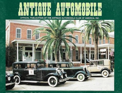ANTIQUE AUTOMOBILE 1998 MAR - '31 BUICK, '30 FORD, '16 FORD, 28 DUESENBERG*