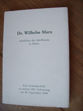 Dr. Wilhelm Marx Schulleiter des Adolfinums i...