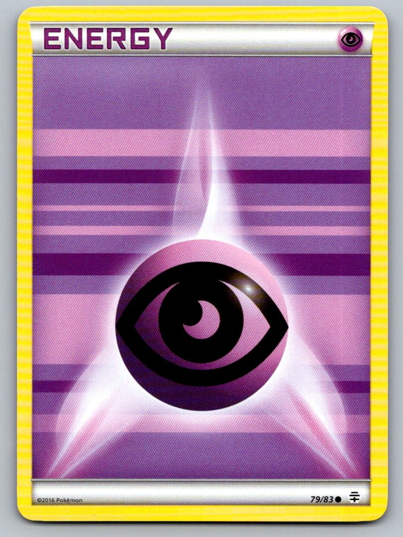 Psychic Energy 79/83 Common Generations Pokemon Lightly Played