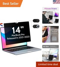 Removable Magnetic Privacy Screen for MacBook Pro 14 Inch with Blue Light Block