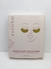 Wander Beauty - Baggage Claim Gold Eye Masks - 6 Pairs NEW