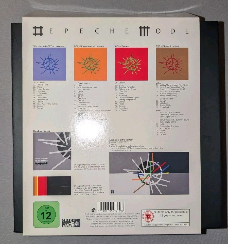 Depeche Mode - Sounds Of The Universe (Deluxe Box-Set, 3 CDs + DVD) - Bild 3 von 4