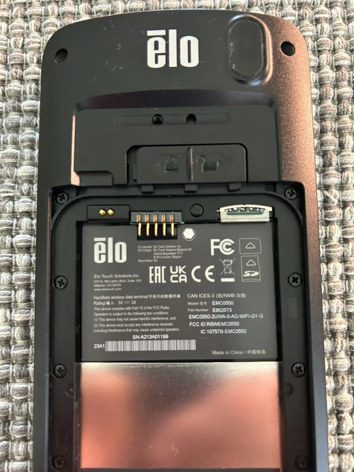 Elo EMC0550/M50 Android MOBILE Computer With Integrated Bar Code Scanner E862573 - Image 4 of 4