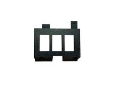 Replacement Dash Switch Bezel For 1987-1995 Jeep Yj 3 Switch Openings Black Replacement Dash Switch Bezel For 1987-1995 Jeep Yj 3 Switch Openings Black