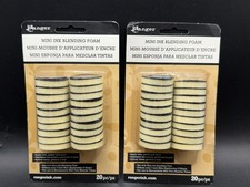 2 New Ranger Mini Ink Blending Foam Pads 20 Packs 2016 40 Total