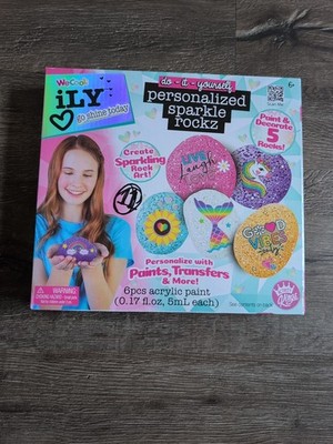 We Cool Activity Kings iLY Do-it-Yourself Personalized Sparkle Rockz Go Shine 