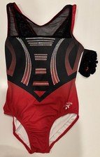 Jordan Chiles GK Elite Leotard AL Embrace It Elegance Red AL USA Gymnastics