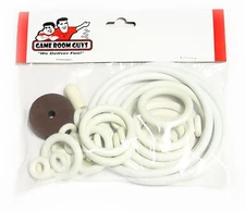 Gottlieb Swing Along Pinball Machine Replacement Repair Rubber Ring Kit White