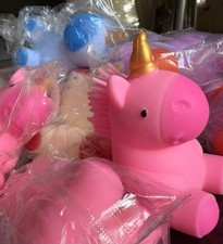 Squishy Unicornio Squeezy Rosa Púrpura Azul Blanco Estrés Inquieto Juguete Viral Raro NUEVO