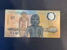 UNCIRCULATED 1988 $10 POLYMER BANKNOTE.  FRASER JOHNSON