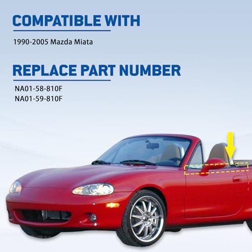  Left & Right Black Car Outer Door Window Moulding Trim Weatherstrip Seal Belt 