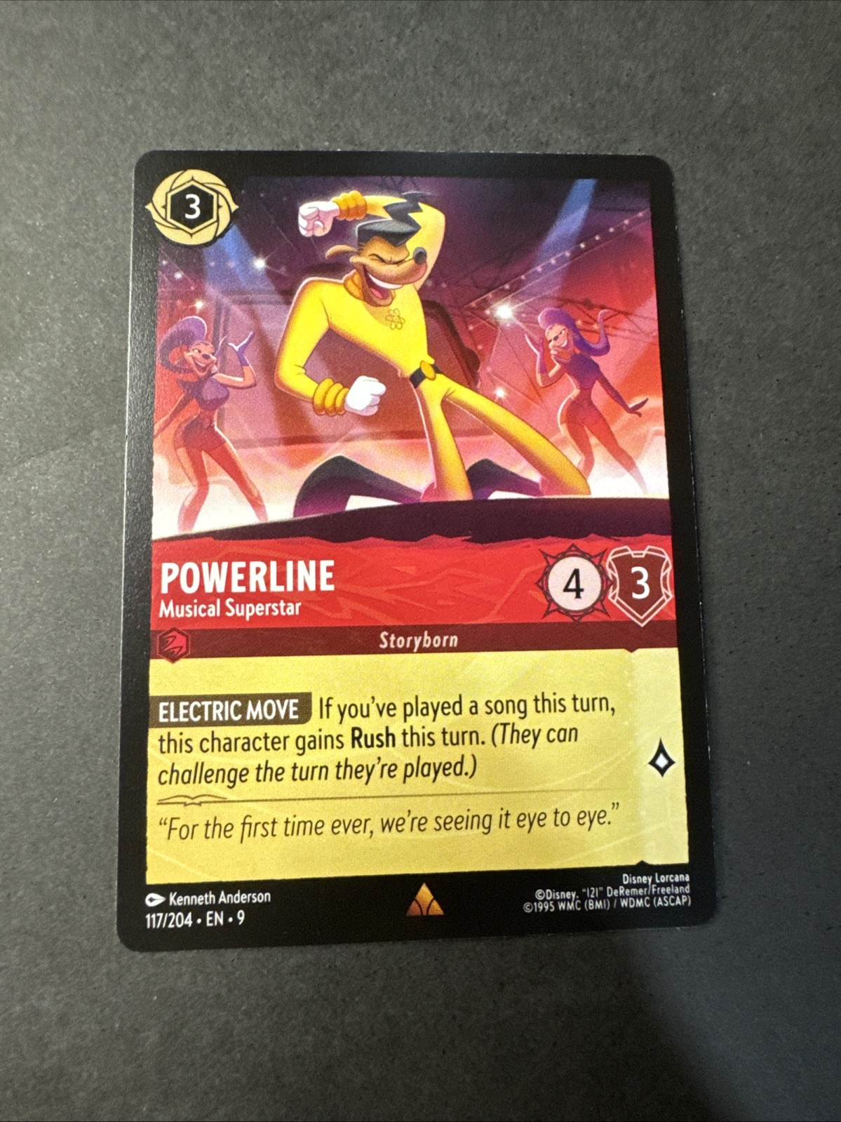 Powerline Musical Superstar Rare 117/204 Lorcana Fabled NM