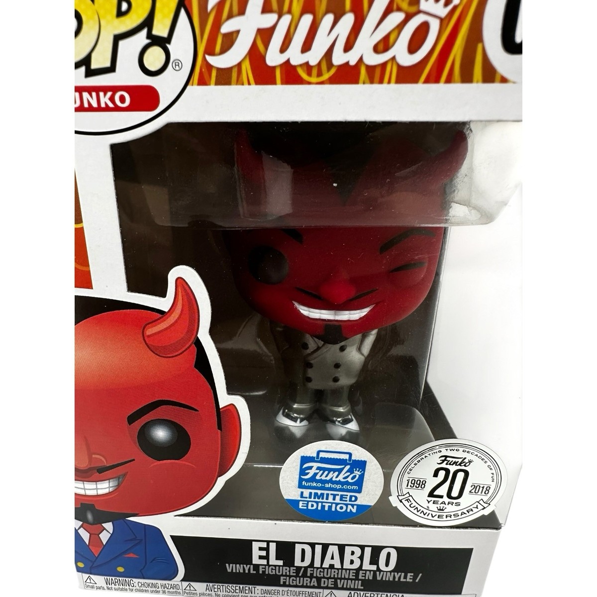 Funko Pop El Diablo 03 Funko Shop Exclusive 20 Years Funniversary