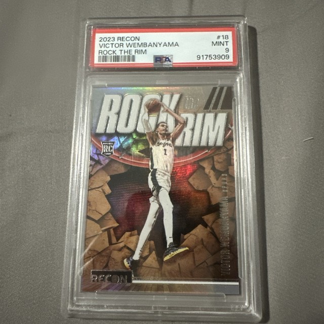 2023-24 Panini Recon - Rock the Rim Victor Wembanyama #18 (RC)