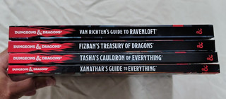Xanathars Tashas Ravenloft & Fitzbans Four Rules Books for D&D 5th Edition