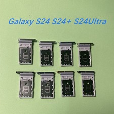 Dual SIM Card Slot SIM Tray Holder For Samsung Galaxy S24 S24 S24Ultra 5G Phone