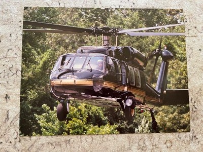 Sikorsky Blackhawk, US Zoll Hubschrauber, Hersteller Promo Prospekt, UH-60